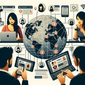 Những người dùng kết nối với mạng proxy toàn cầu.