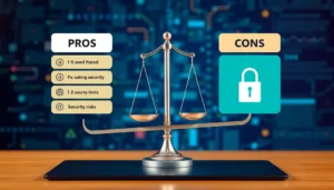 Hình ảnh tổng kết về lợi ích và nhược điểm của dịch vụ proxy dùng thử miễn phí.