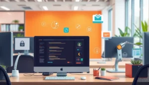 Dịch vụ proxy tự động hóa trong môi trường văn phòng chuyên nghiệp.