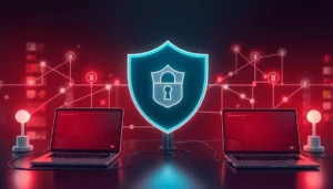 Hình ảnh minh họa sự bảo vệ thông tin trong môi trường trực tuyến.