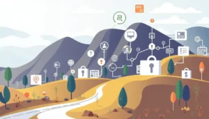 Biểu tượng thành công SEO với sự hỗ trợ của proxy.