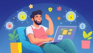 Hình ảnh thể hiện trải nghiệm mua sắm an toàn trên eBay với proxy.