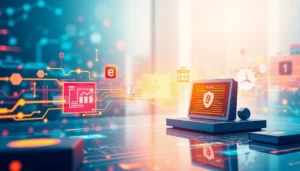 Hình ảnh biểu trưng cho công nghệ học máy kết hợp với dịch vụ proxy.