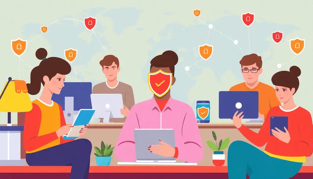 Hình ảnh minh họa cho việc bảo vệ quyền riêng tư trực tuyến.