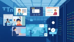 Hình ảnh tổng hợp về dịch vụ VPS tốc độ cao cho doanh nghiệp.