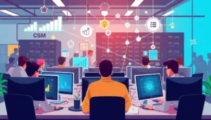 Đồ họa thể hiện sự kết nối và hiệu suất của dịch vụ VPS.