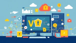 Mô tả hình ảnh về dịch vụ thuê VPS cho cá nhân với sự nhấn mạnh về hiệu suất và bảo mật.