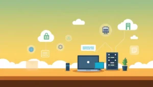 Một hình ảnh miêu tả về dịch vụ VPS không giới hạn, nhấn mạnh sự nhanh chóng và bảo mật.