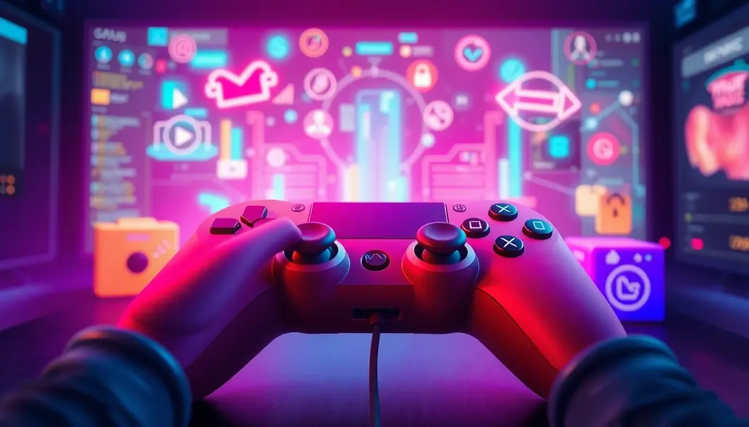 Hình ảnh minh họa công nghệ chơi game hiện đại qua VPS