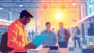 Một hình ảnh mô phỏng tương lai của công nghệ với dịch vụ VPS tự động.