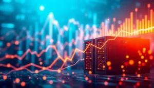 Hình ảnh thể hiện phân tích big data với dịch vụ VPS hiện đại.