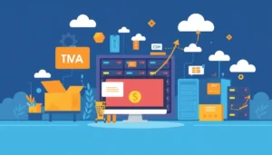 Hình ảnh mô tả sự phát triển doanh nghiệp trực tuyến thông qua dịch vụ VPS.