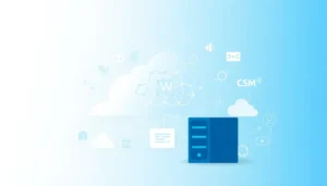 Biểu tượng máy học kết hợp với dịch vụ VPS.